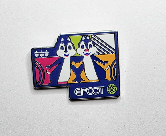 Chip and Dale from the EPCOT Rectangular Retro