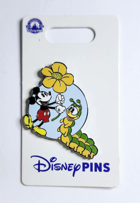 Mickey with Caterpillar