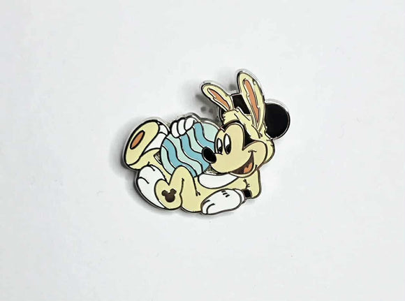 Mickey Mouse dressed as an Easter Bunny