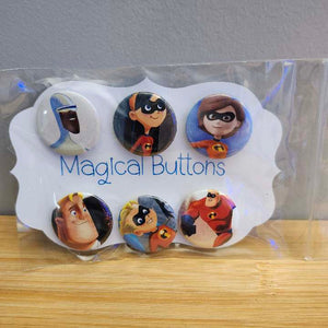 Incredibles Buttons