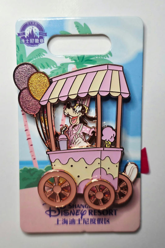 Goofy Ice Cream Cart - Slider Goofy and moveable wheels