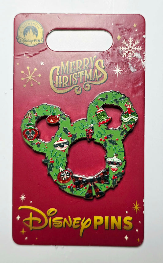 Mickey Icon Wreath - Christmas