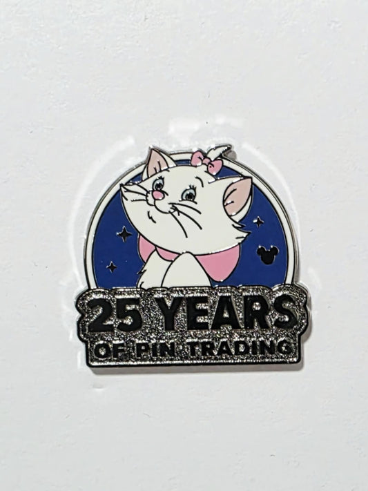 2025 DLR 25 Years of Pin Trading Marie Hidden Mickey