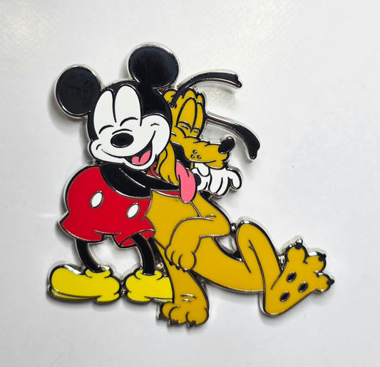 Mickey Mouse & Pluto Pin - Disneyland Magic Key Souvenir