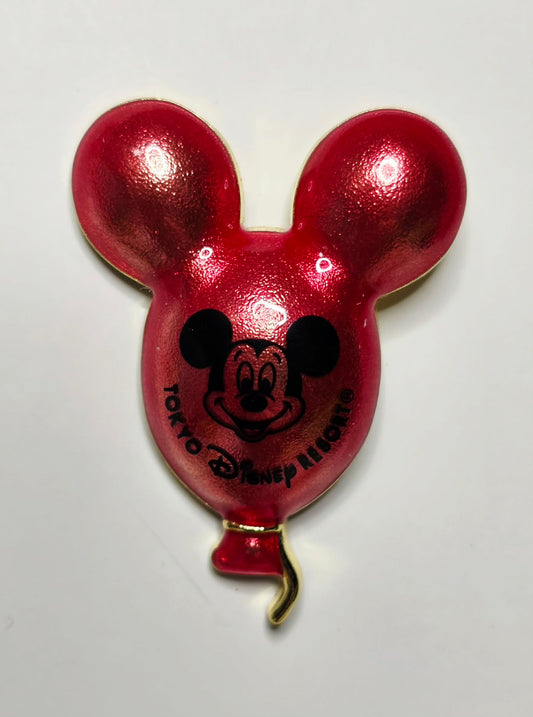 Tokyo Disney Resort - glossy red Mickey Mouse balloon