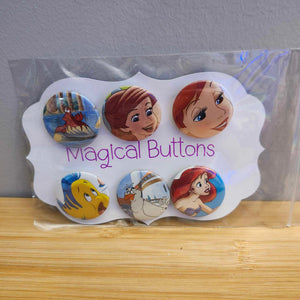 Little Mermaid - Buttons