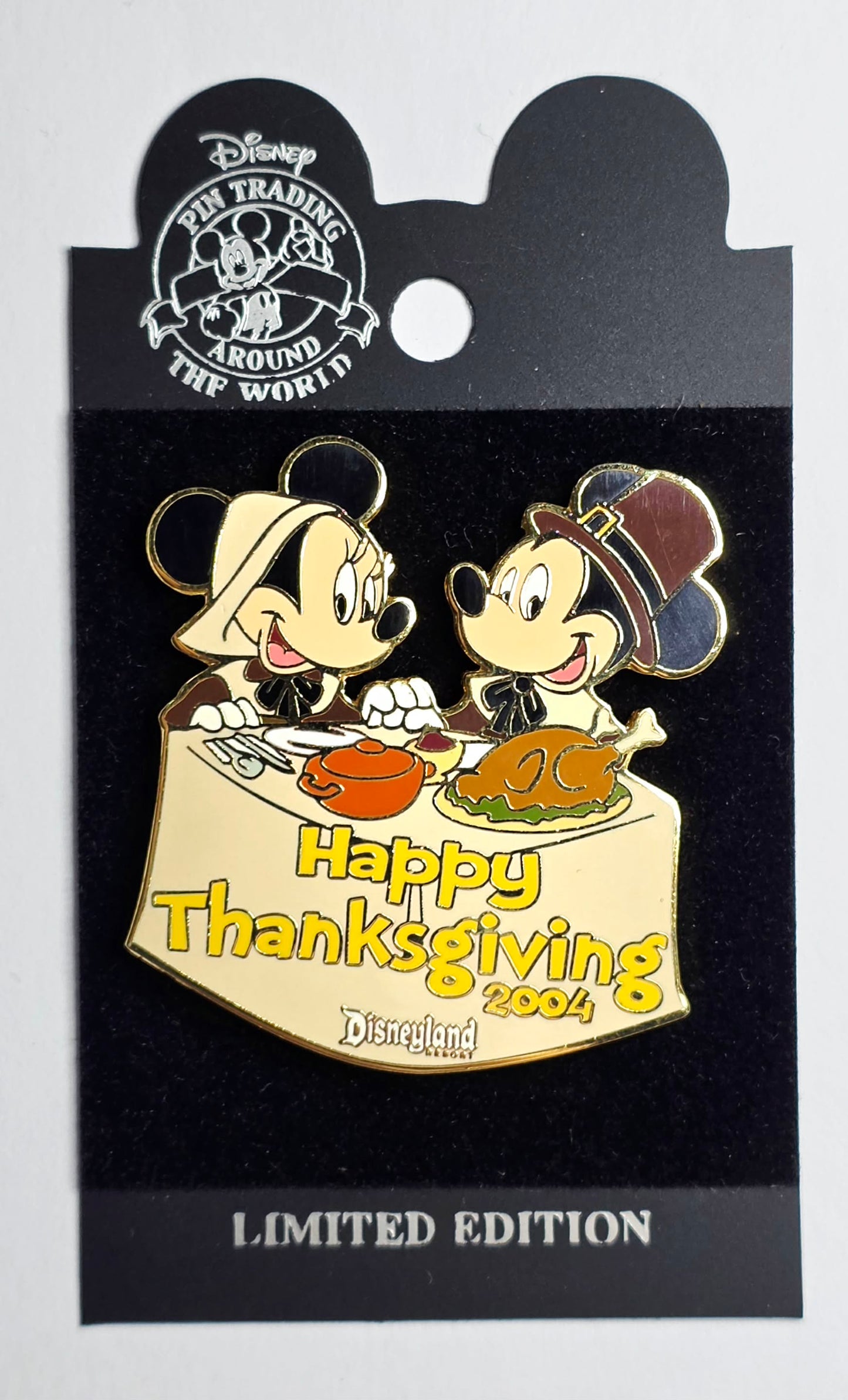 Mickey and Minnie Mouse - Thanksgiving 2004