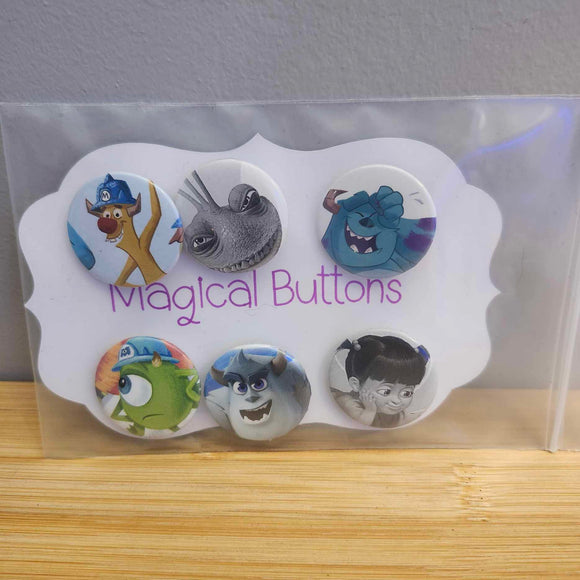 Monster's Inc - Buttons