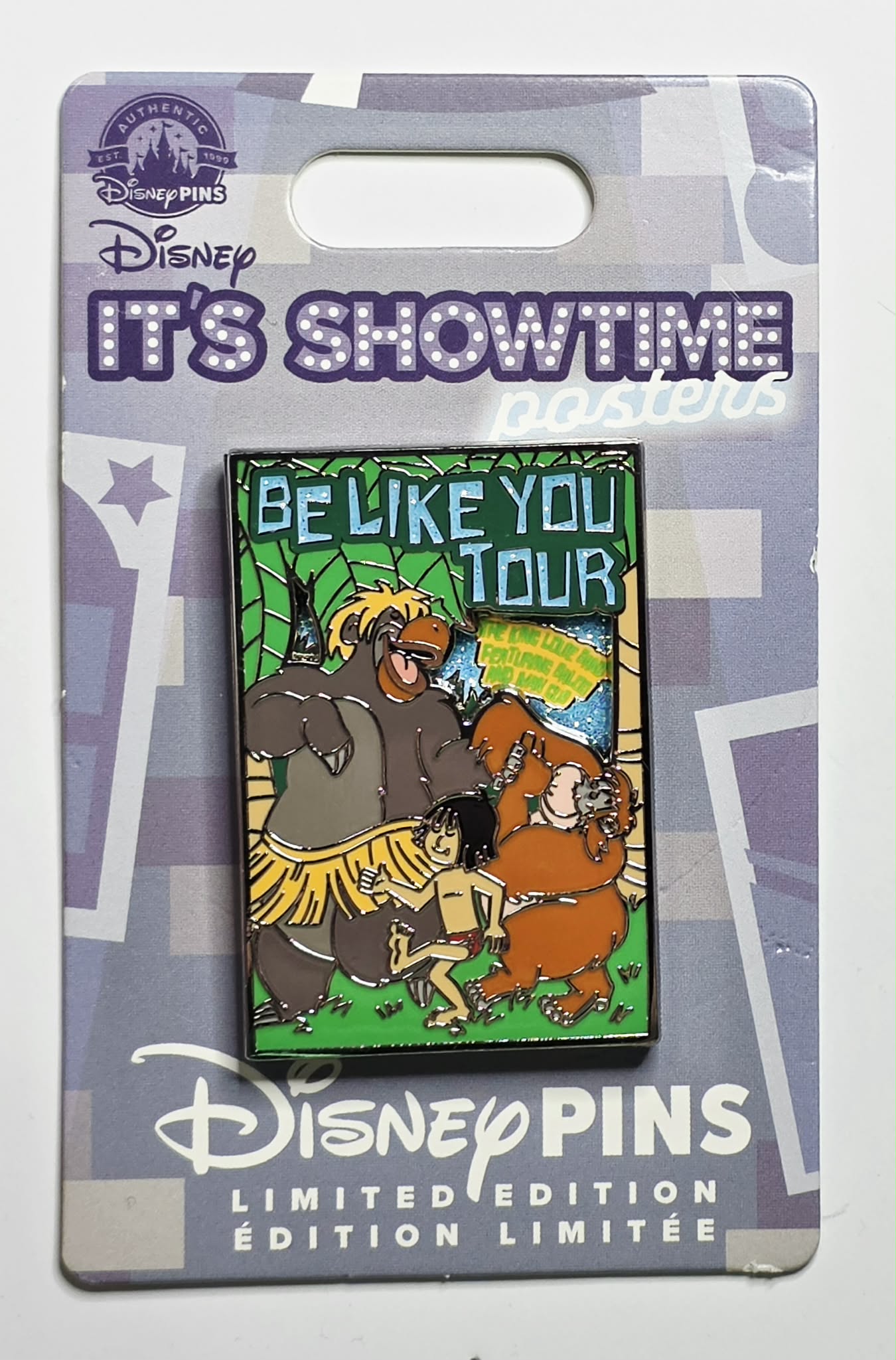 The Jungle Book -  Baloo, Mowgli, and King Louie - It's Showtime Poster