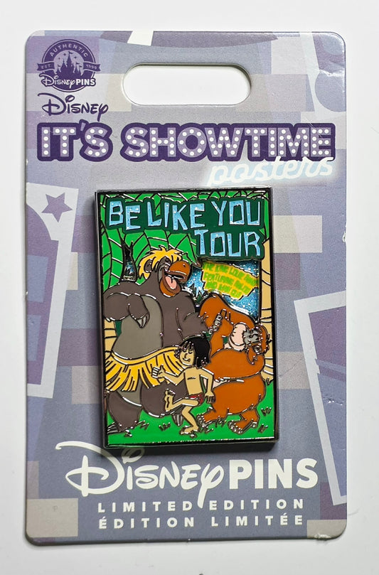 The Jungle Book -  Baloo, Mowgli, and King Louie - It's Showtime Poster