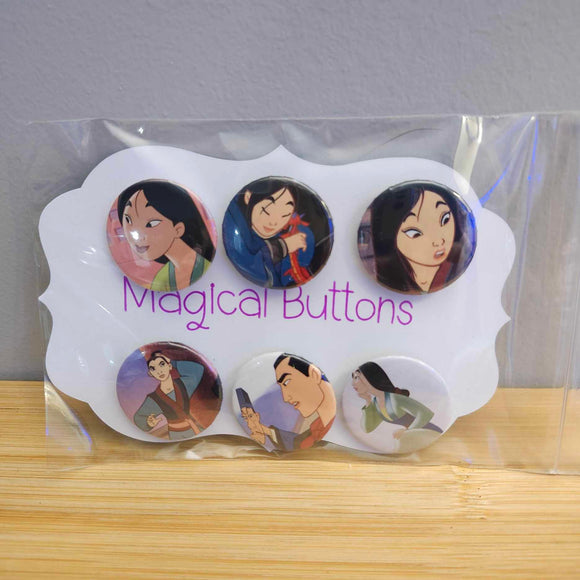 Mulan Buttons