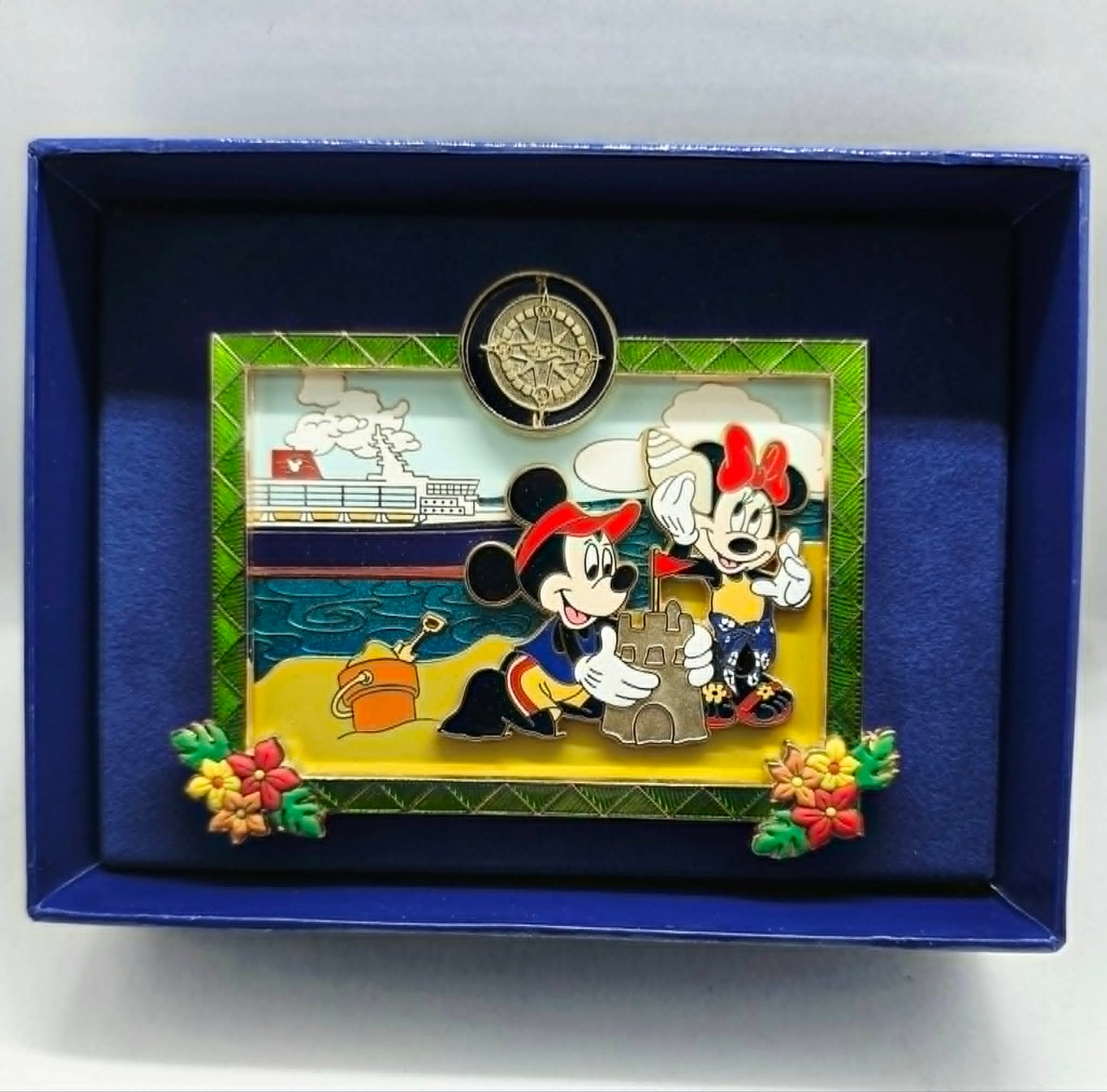 Disney Cruise Line (DCL) Featured Artist "Fun in the Sand" - Mickey and Minnie Mouse