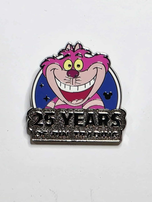 2025 DLR 25 Years of Pin Trading  Alice in Wonderland Cheshire Cat Hidden Mickey