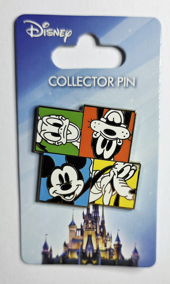 Donald Duck, Goofy, Mickey Mouse, and Pluto