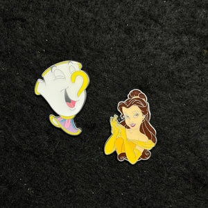 Loungefly - Beauty and the Beast - Princess Belle & Chip (2 Pin Set)