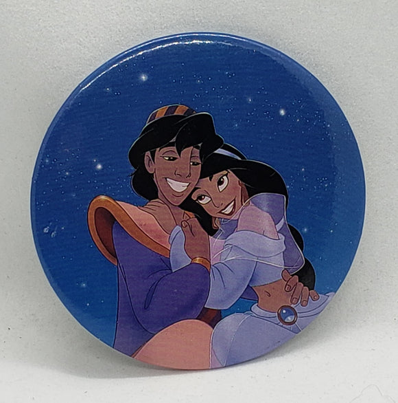 Vintage - Button Jasmin and Aladdin