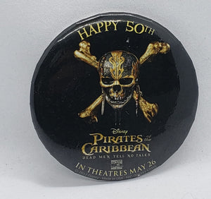 Vintage - Button Pirates of the Caribbean