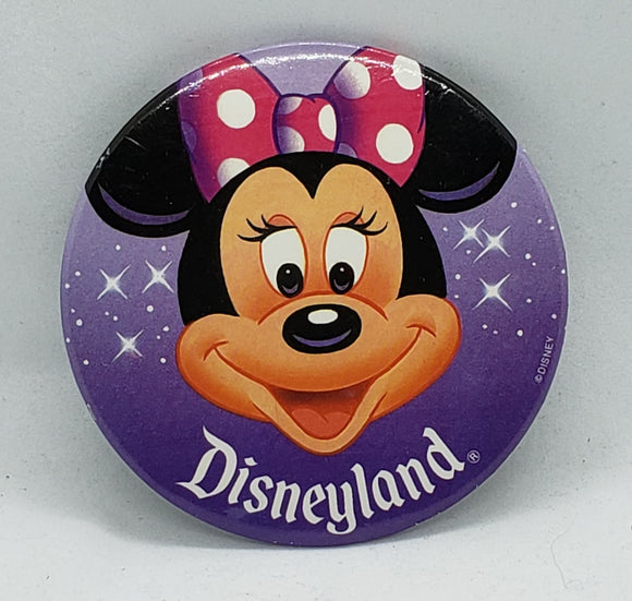 Vintage - Button Minnie Disneyland