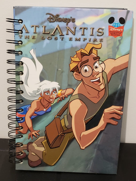 Upcycled Disney Journal - Atlantis