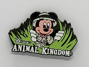 Animal Kingdom Bucket Hat Pin Set - Safari Mickey in Grass