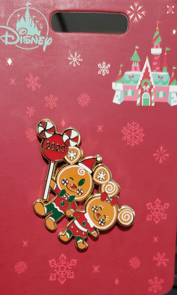 Christmas 2020 Gingerbread Mickey & Minnie Mouse