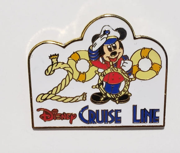 Pin -Disney Cruise Line 2000 Logo Mickey