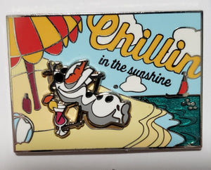 Frozen Olaf Chillin in the Sunshine Summer Postcard