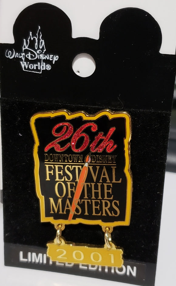 Festival of the Masters 26th Annual - 2001 (Paintbrush Dangle)