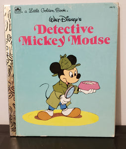 Book - Vintage - Detective Mickey Mouse 1985