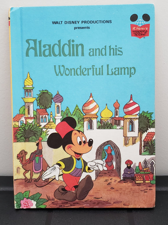 Book - Aladdin and his Wonderful Lamp Mickey - 1978