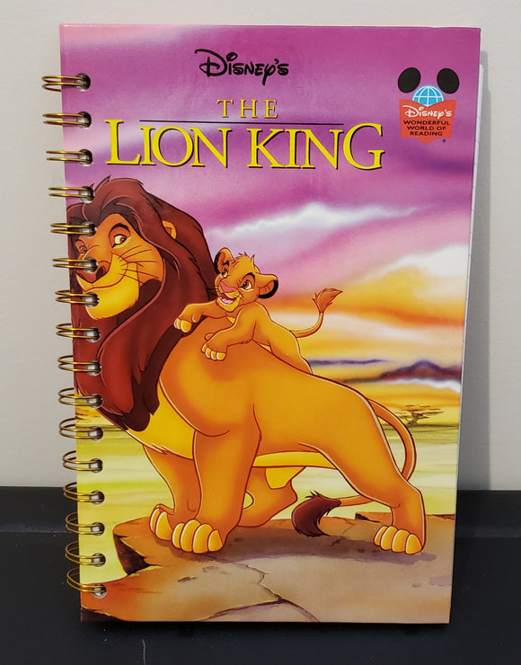 Upcycled Disney Journal - The Lion King