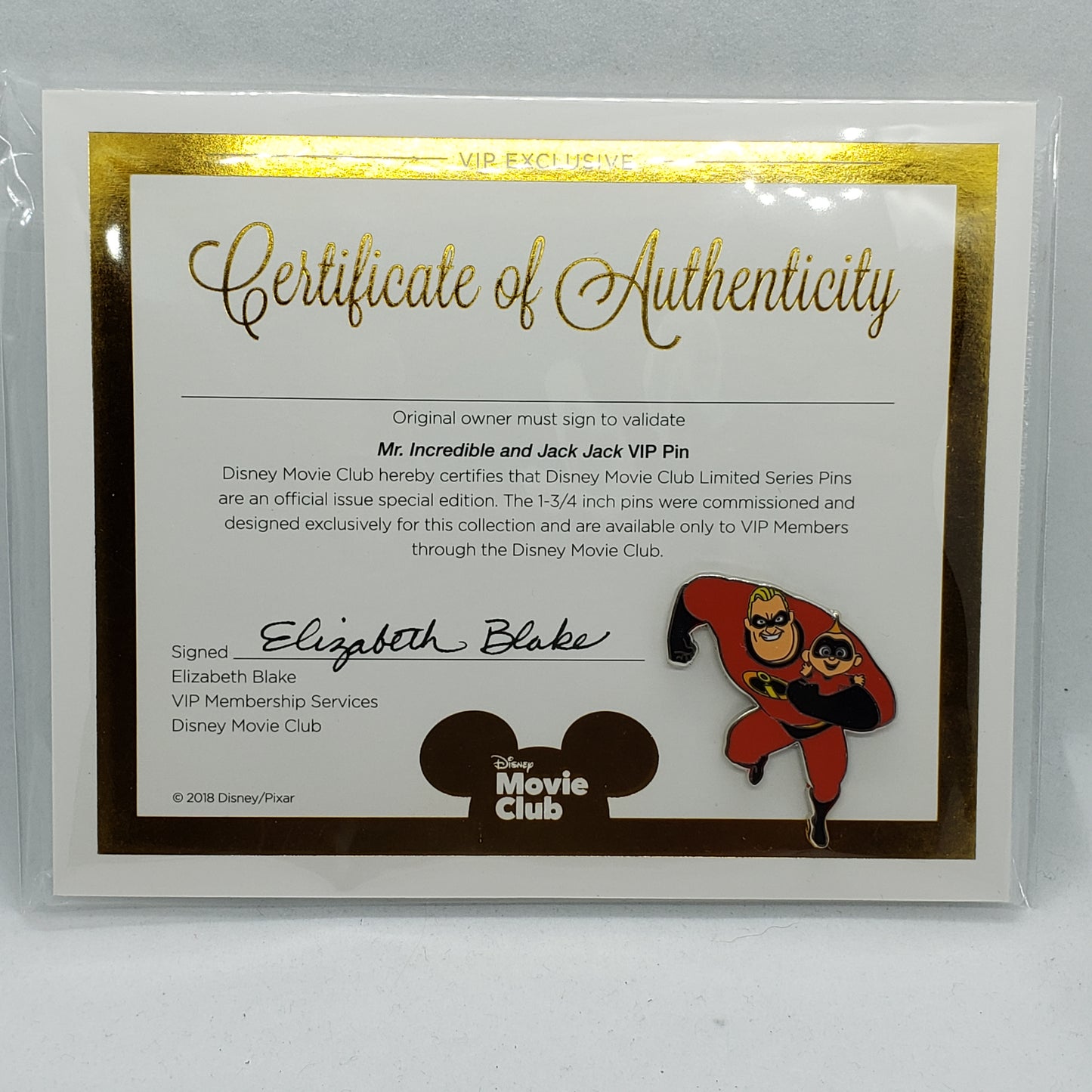 Disney Movie Club Exclusive - VIP #72 - Incredibles ii