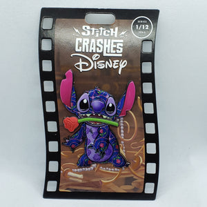 Disney STITCH CRASHES Beauty and the Beast Pin January 1/12 Limited