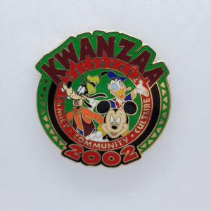 DLR - Kwanzaa 2002 (FAB 3) Mickey, Goofy, Donald