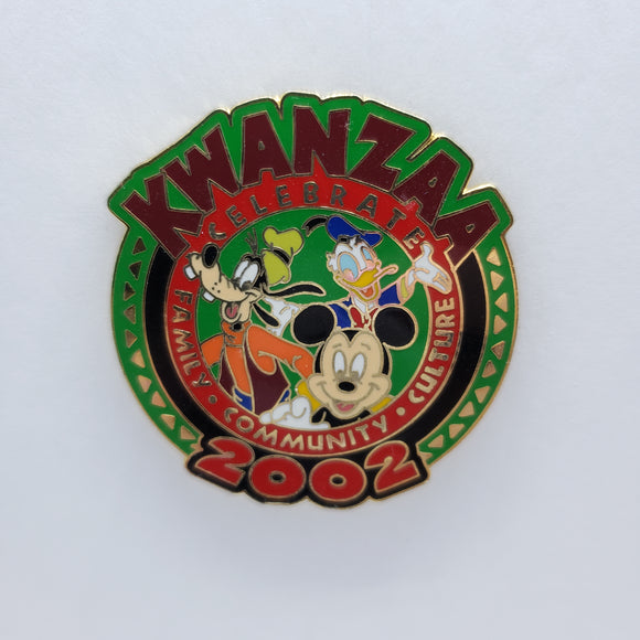 DLR - Kwanzaa 2002 (FAB 3) Mickey, Goofy, Donald