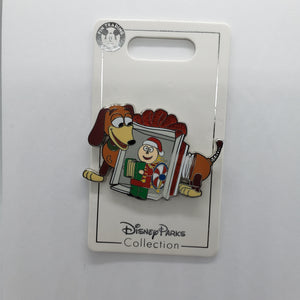 Slinky Dog Christmas Holiday Present Disney Pin Toy Story