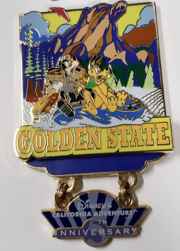 DLR - Disney's California Adventure - 5th Anniversary - Golden State (Goofy & Pluto)