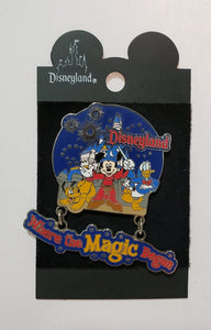 Disneyland - Where the Magic Began (Dangle) Mickey Donald Pluto