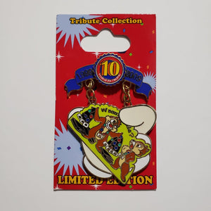 WDW - Disney Pin Trading 10th Anniversary - Tribute Collection - Chip and Dale Trading