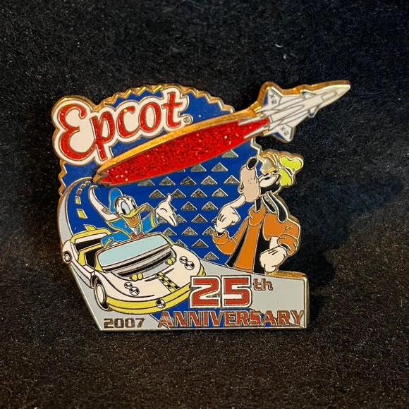 Epcot 25th Anniversary Goofy and Donald