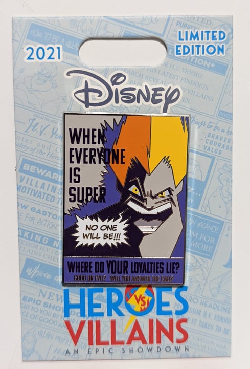 Incredibles Heroes vs Villains Syndrome