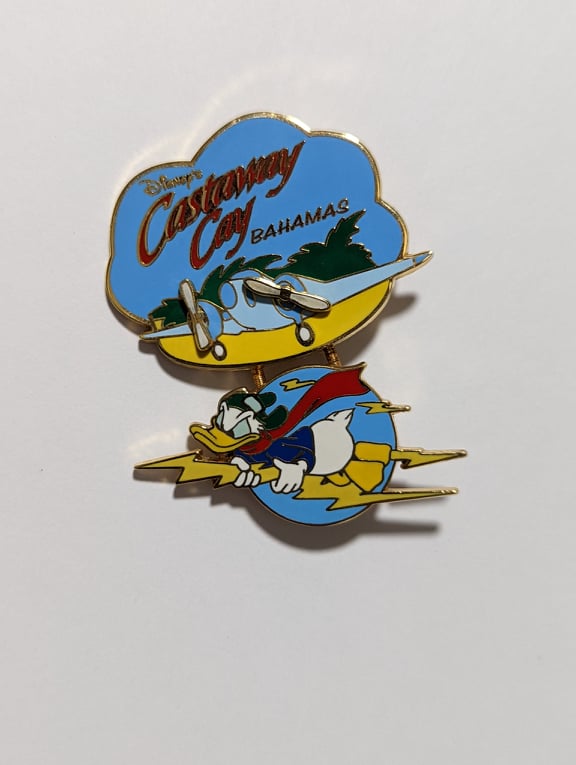 DCL - Donald Flying to Castaway Cay