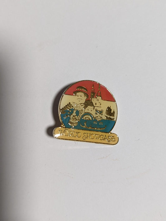 Vintage Straight Back Pin World showcase