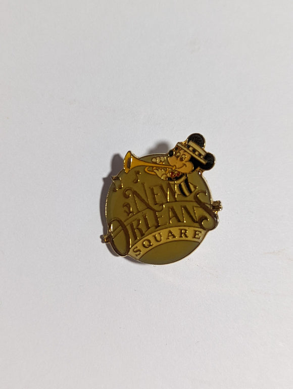 Vintage Straight Back Pin Mickey New Orleans Square