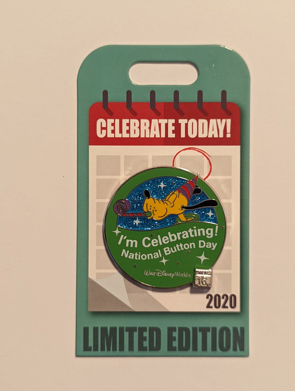 Pin of the Month - Celebrate Today - National Button Day