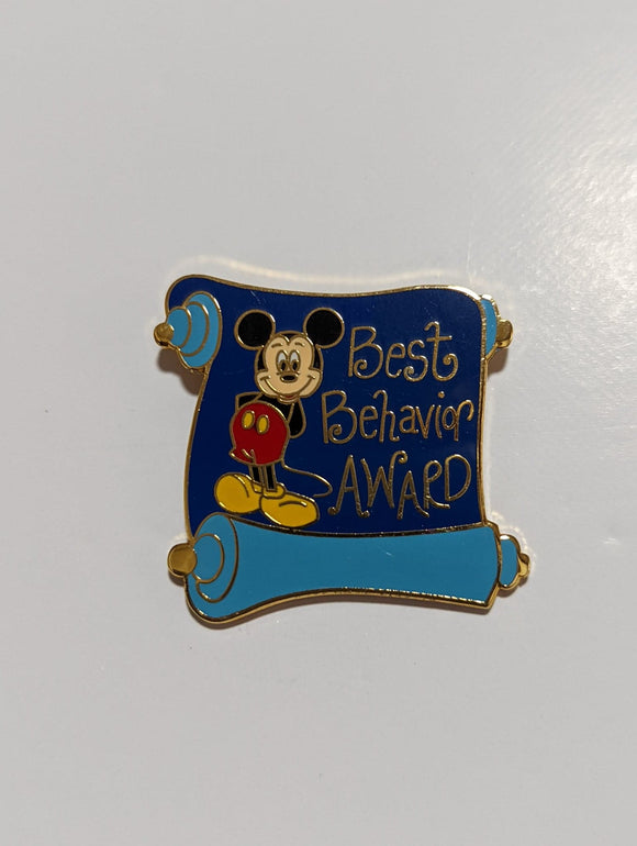 Best Behavior Award Mickey