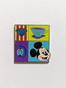 Disneyland 60 Diamond Celebration Pin Trading Starter Set Mickey