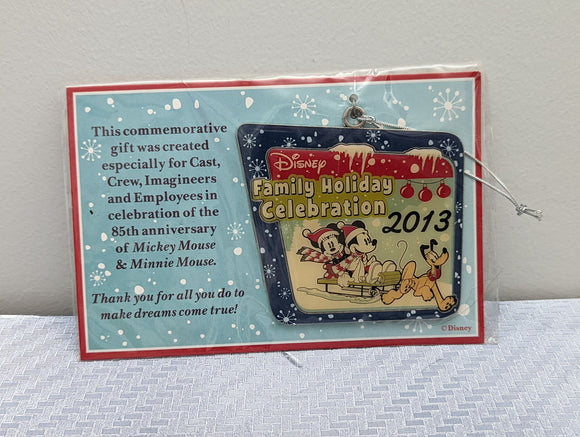 Family Holiday Celebration - 2013 - Mickey Minnie and Pluto
