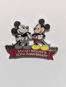 Disney Movie Club Exclusive Pin #26 - Mickey's 80th Anniversary Pin