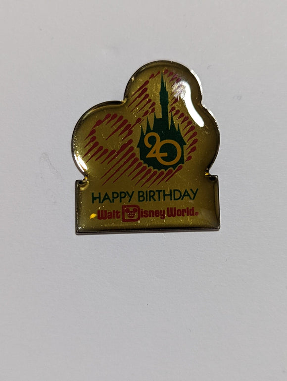 WDW - Happy 20th Birthday (Gold)